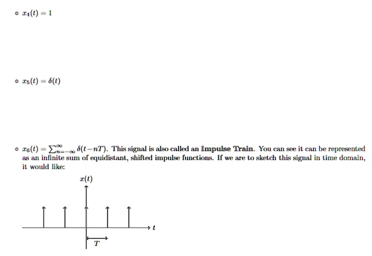 Derive the Fourier transform for the following signals expressed in ...