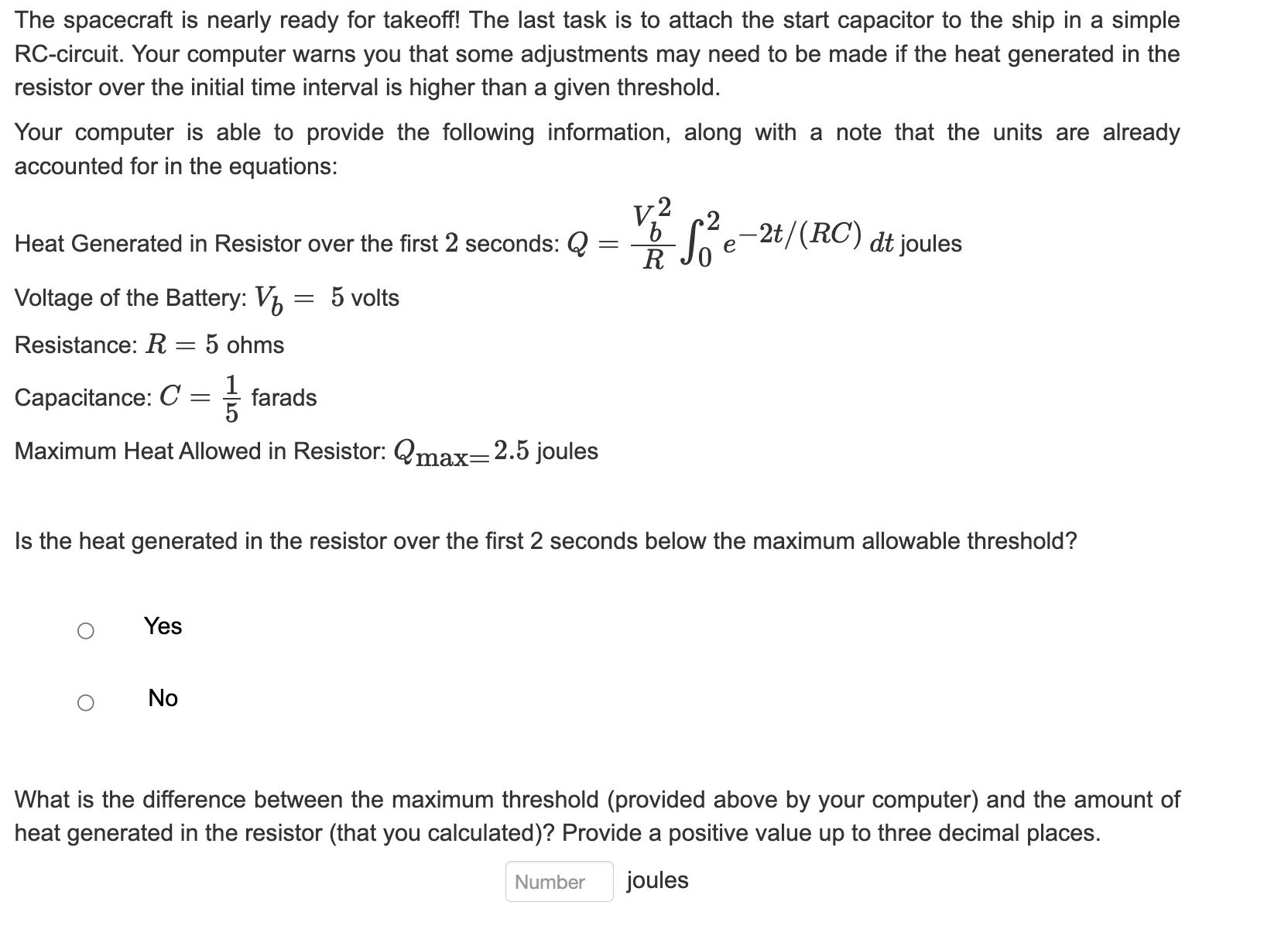 The spacecraft is nearly ready for takeoff! The last task is to attach ...