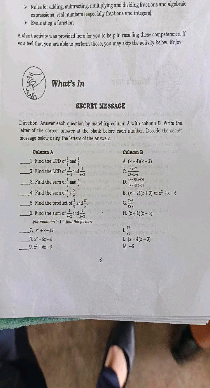 SOLVED: Rules for adding, subtracting, multiplying and dividing ...