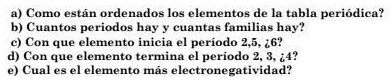 Solved Ay Deme Es Para Hoy Como Estan Ordenados Los Elementos De La