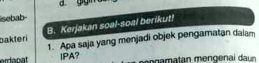 SOLVED: Bantu Jawab Dong Kak:") Kerjakan Soal-soal Berikut! Yang ...