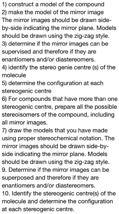 SOLVED: 1) construct a model of the compound 2) make the model of the ...
