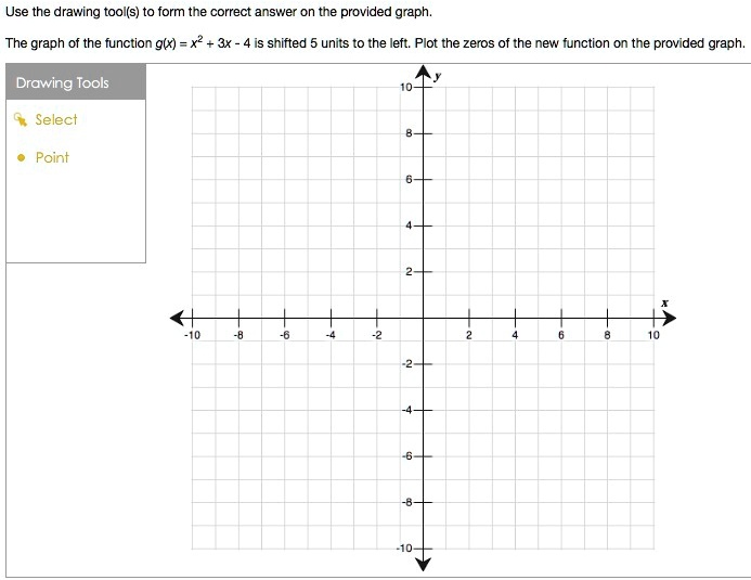 SOLVED:'Use the drawing tool(s) to form the correct answer on the ...