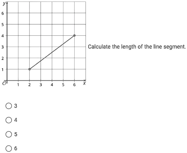 SOLVED: Calculate the length of the line segment