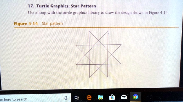 17. Turtle Graphics: Star Pattern Use A Loop With The Turtle Graphics 