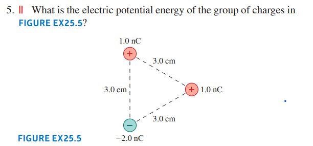 SOLVED 5 II What Is The Electric Potential Energy Of The Group Of SOLVED 5 II What Is The Electric Potential Energy Of The Group Of
