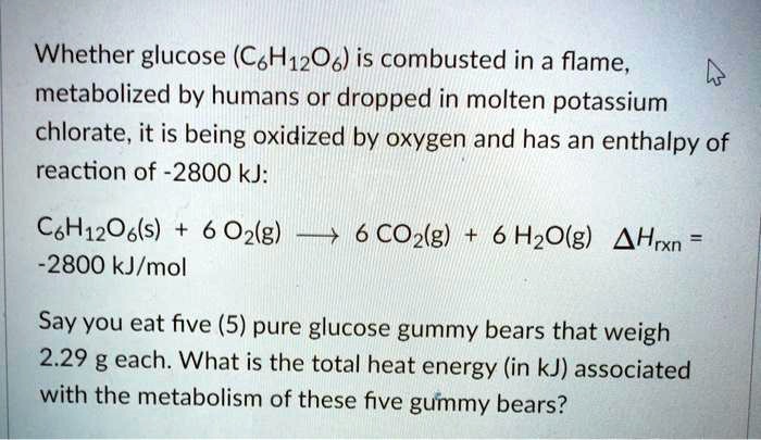 potassium chlorate and gummy bear