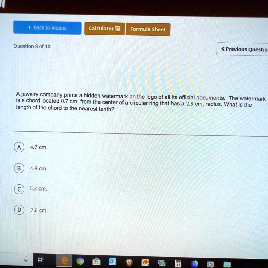 SOLVED A jewelry company prints a hidden watermark on the logo of all