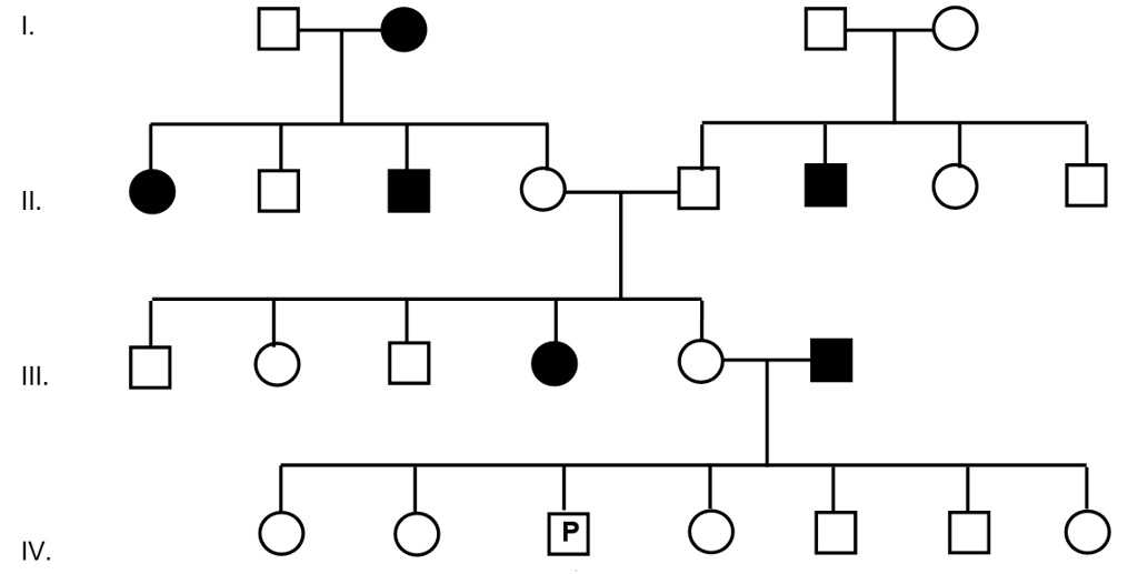 Use the pedigree to answer the question: What is the genotype and ...