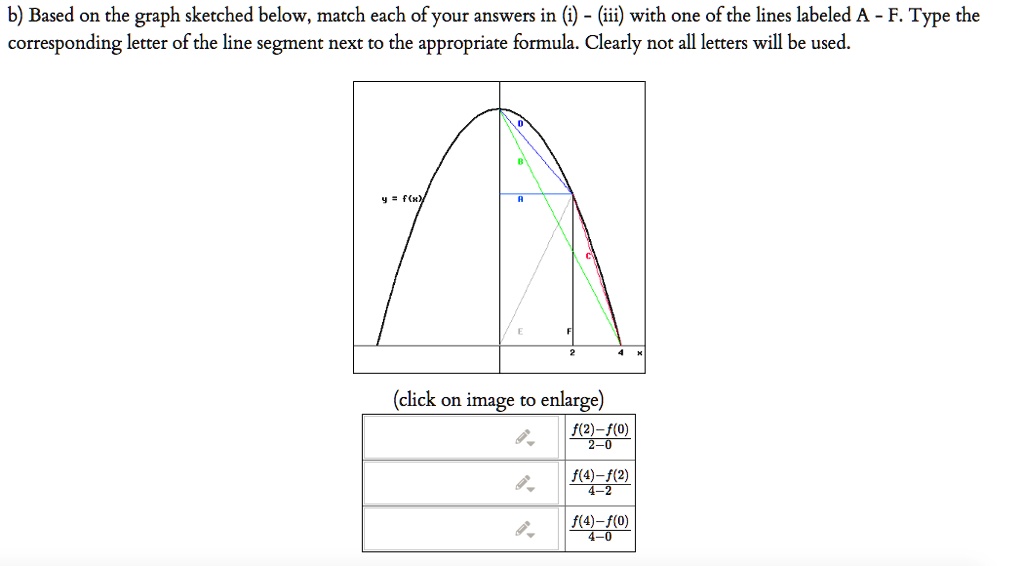 [GET ANSWER] b based on the graph skerched below match each of your ...
