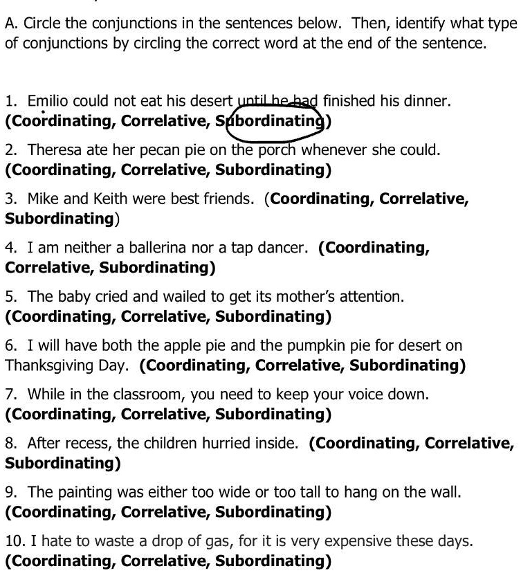 SOLVED "Pls answer it I will be giving 15 points A Circle the