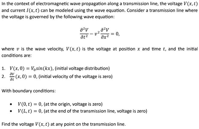 in the context of electromagnetic wave propagation along a transmission ...
