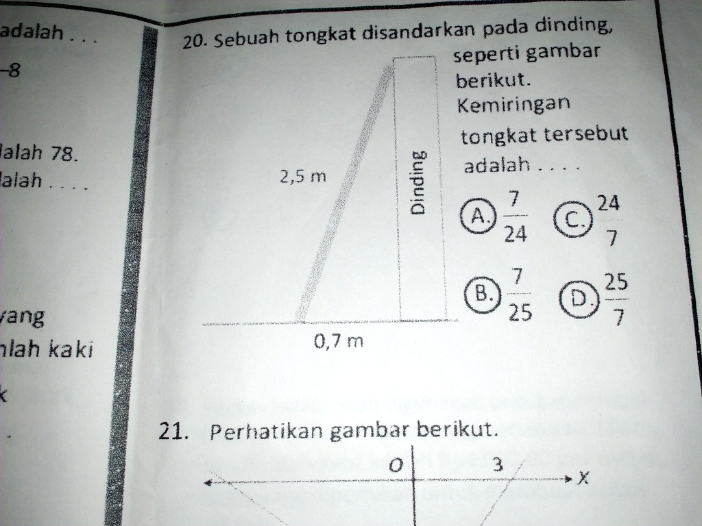 sebuah tongkat panjangnya 2 m 2 m berapa cm