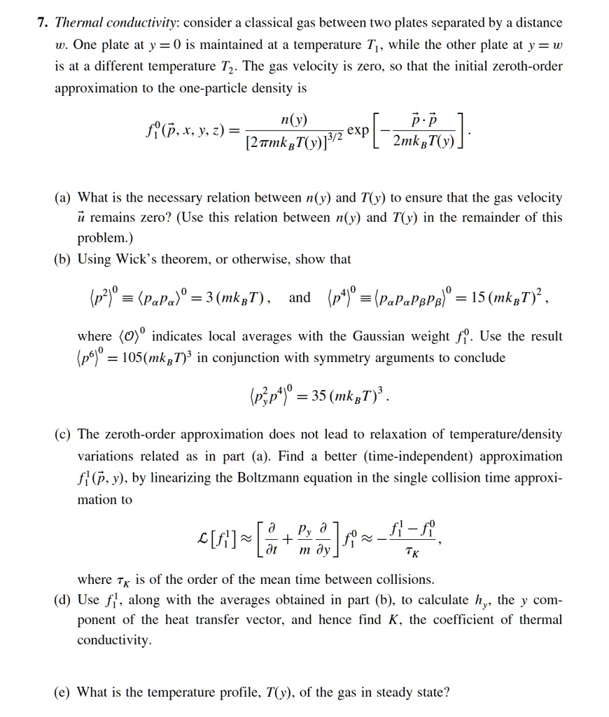 SOLVED: Texts: Statistical Physics of Particles, Mehran Kardar, Chapter ...