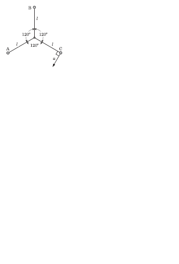 [GET ANSWER] ends of three light identical rods each of length l are ...