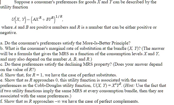 Solved 1) Consuming a good generates * a) Bad b) Utility c)