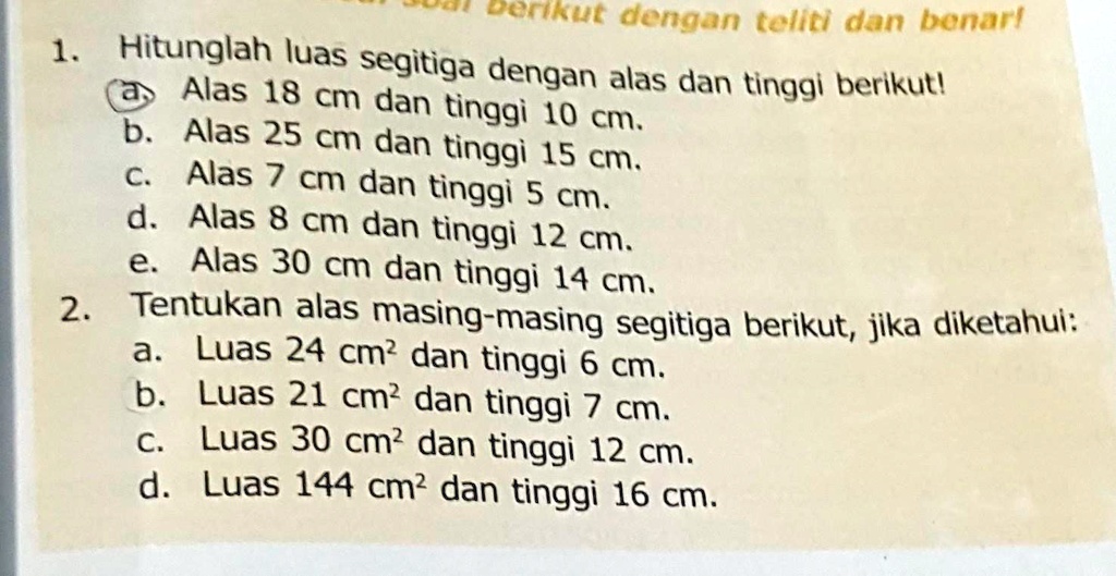 SOLVED: Please Dijawab Nanti Aku Kasih Jawaban Terbaik No 1 Hanya ...