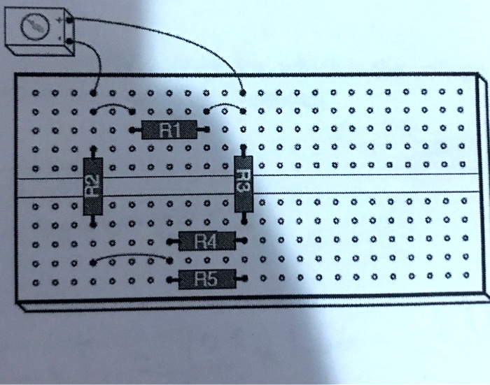 SOLVED: Draw A Schematic Diagram Of The Breadboard Q . 0 A A 5 A