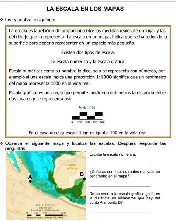 Solved Escribe La Escala Numérica ¿cuántos Centímetros Reales Equivale Un Centímetro En El 0219