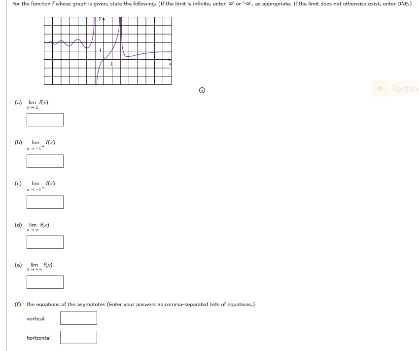 SOLVED: For the function f whose graph is given, state the following ...
