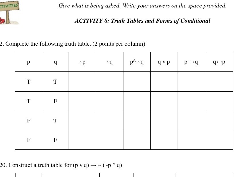 SOLVED: Give what is being asked. Write your answers on the space ...
