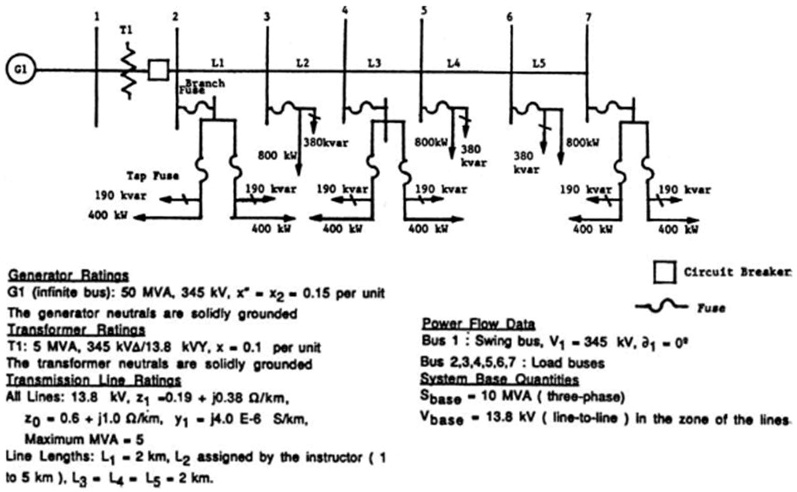 SOLVED: For the single-line diagram in the figure below, convert all ...