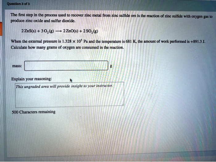 SOLVED: Question 3 Of 3 The First Step In The Process Used To Recover ...