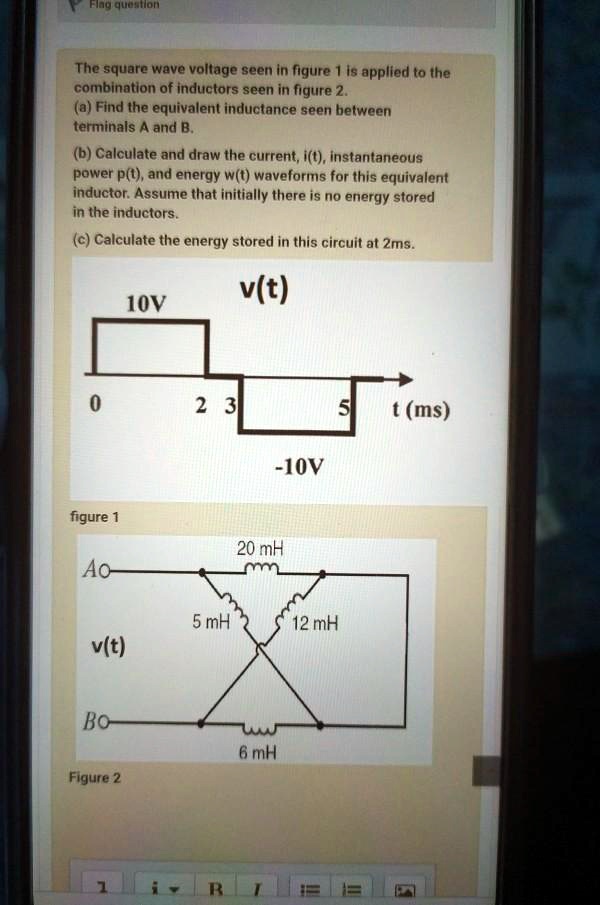 SOLVED Flng question The square wave voltage seen in figure 1 is
