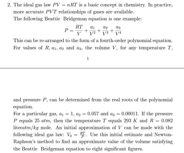 The Ideal Gas Law Pv Nrt Is A Basic Concept In Chemistry In Practice ...