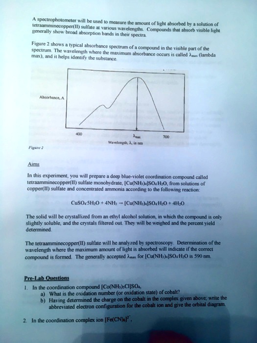 Appropriate Uses Of Visible Light Spectrophotometer Include Which The Following Shelly Lighting 9156