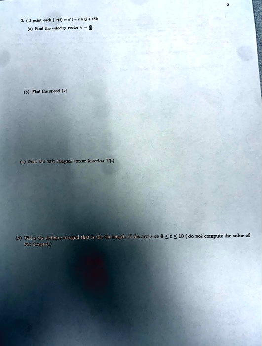 Solved Aud Loclt Ceor Fidd Tt Sperd B Ifizd Uk Bte Korun Gcin T 0 Wrt 4 Hl Unlrntil Ana Tethe Wua 4darece 0 T 10 Do Not Compule The Value D