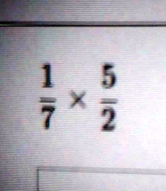 (1)/(7) ×(5)/(2)