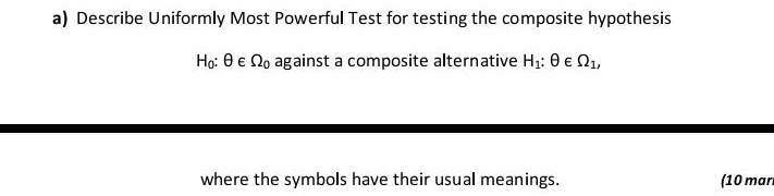 hypothesis test uniformly most powerful