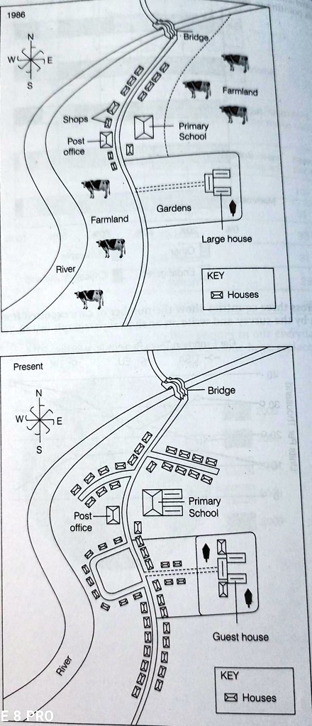 VIDEO solution: The map shown below depicts the changes that the town ...