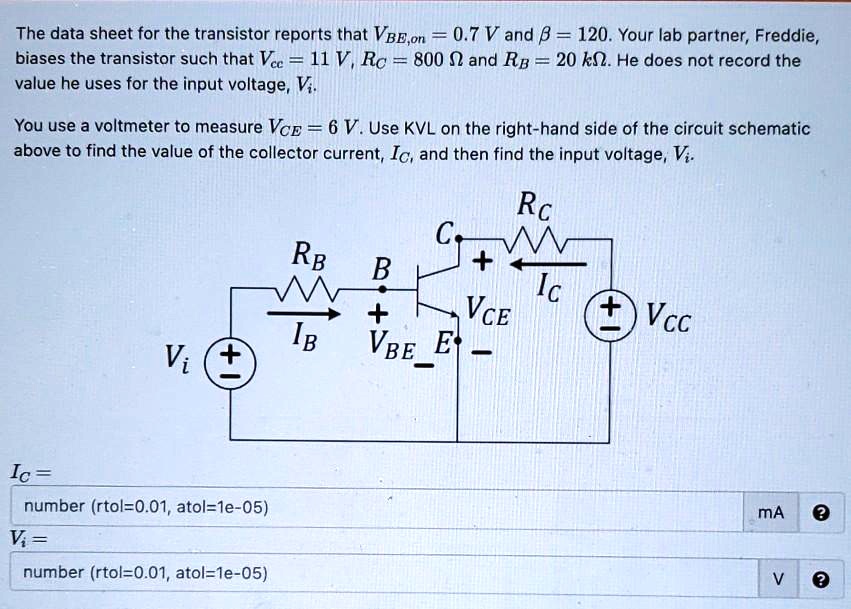 SOLVED The data sheet for the transistor reports that VBB.on=0.7 V and