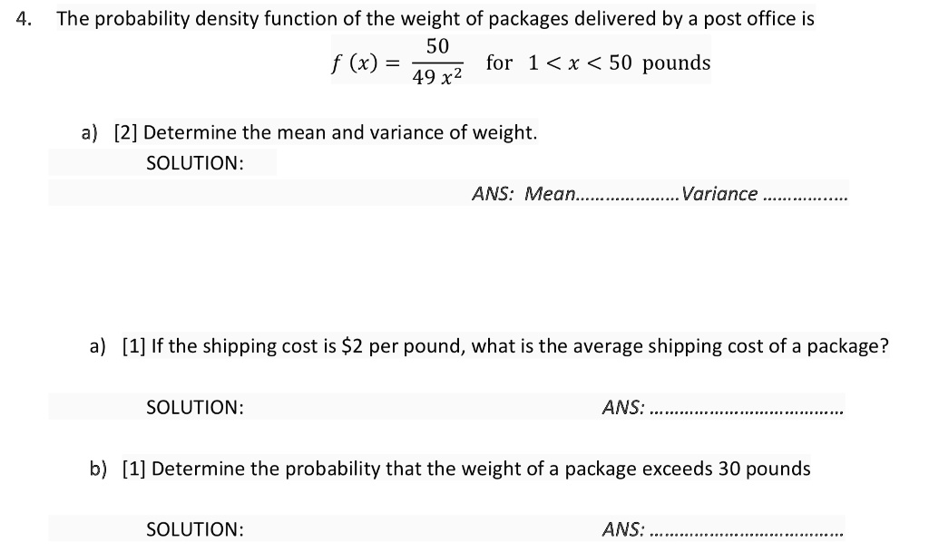 solved-the-probability-density-function-of-the-weight-of-packages