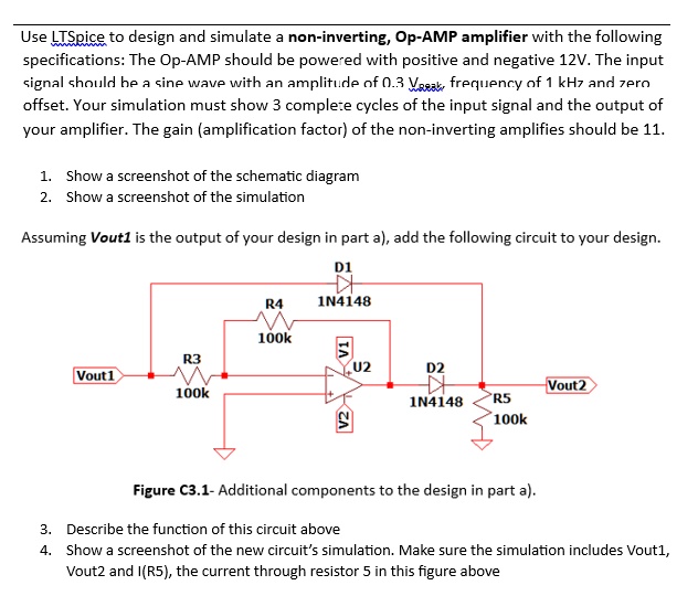 VIDEO solution: Texts: Use LTSpice to design and simulate a non ...