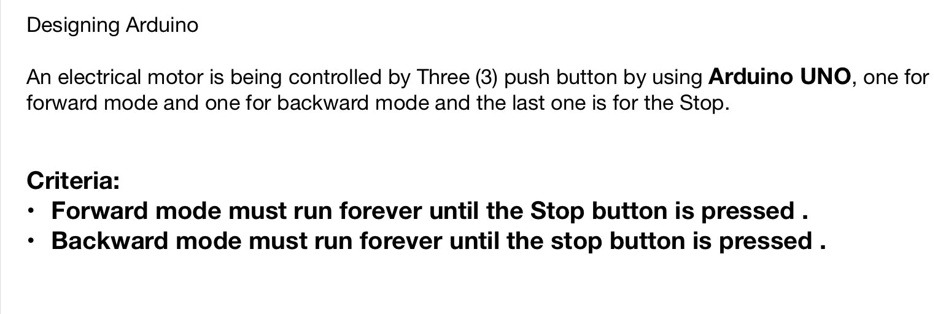 Designing Arduino An electrical motor is being controlled by...