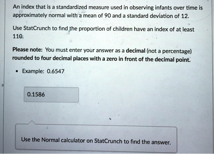 An Index That Is A Standardized Measure Used In Observ Itprospt