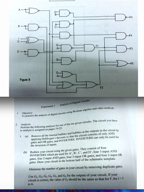 SOLVED: Figure 8 Analysis Of Digital Circuits Experiment 1 Objective ...