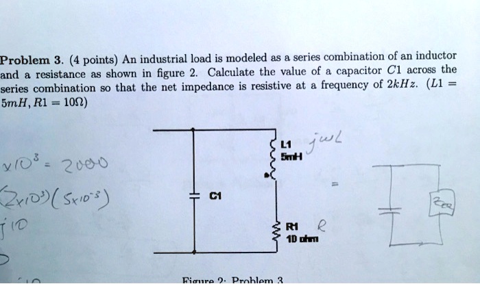 Problem 3. (4 points) An industrial load is modeled as a...