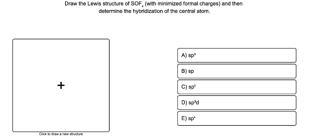 sof4 lewis structure