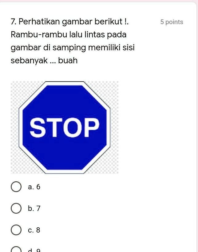 Perhatikan Gambar Berikut Rambu Rambu Lalu Lintas Pada Gambar Di ...