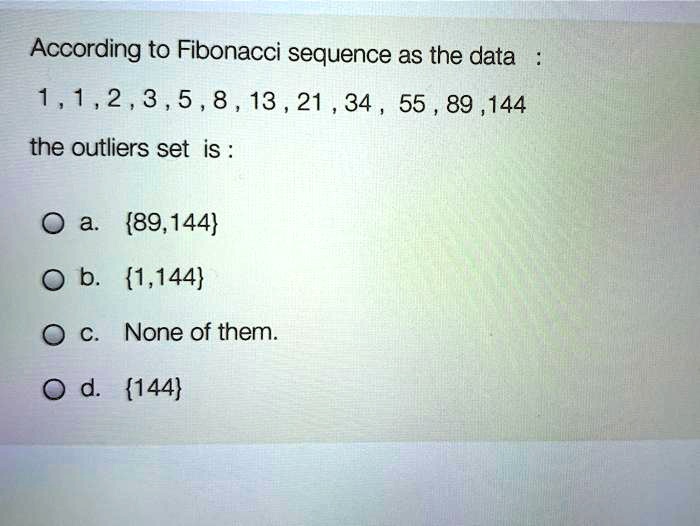 What is the next term in the Fibonacci sequence 1 1 2 3 5 8 a 13 b 16 c 19 d 20?