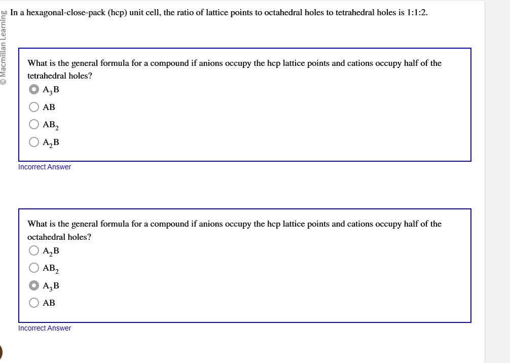  get answer in a hexagonal close pack hcp unit cell the ratio of
