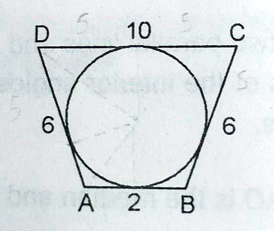 Solved In The Given Figure Abcd Is A Quadrilateral With Dc 10 Ad 6 Ab 2 And Bc 6 0430