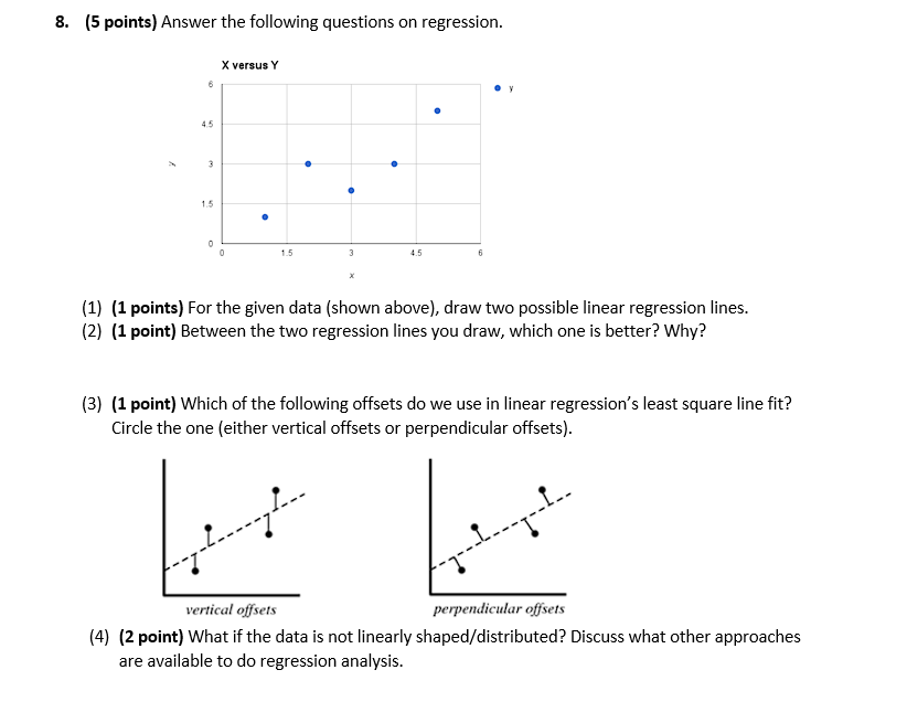 solved-8-5-points-answer-the-following-questions-on-regression-1