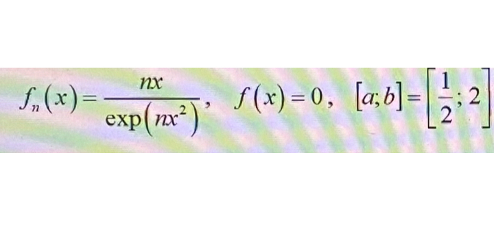 SOLVED: Fn(x)=(n X)/((n X^2)), F(x)=0, [a ; B]=[(1)/(2) ; 2]