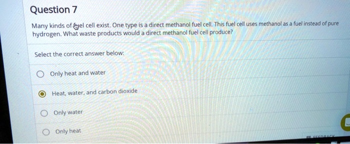 what is the waste product of a hydrogen fuel cell