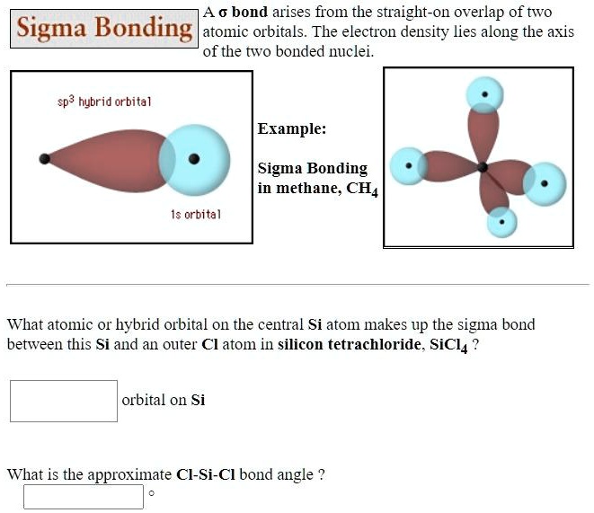 SOLVED: Ao bond arises from the straight-0n overlap of two Sigma ...